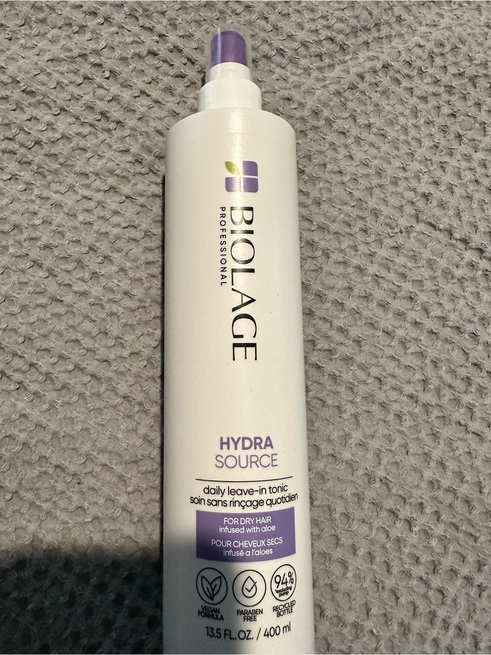 Biolage HydraSource Daily Leave-In Tonic — NEW, never used 13.5 oz